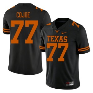 Andre Cojoe #77 Black Men's Longhorns Game College Football Jersey 876580-705