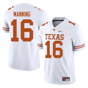 Arch Manning White Stitched #16 UT Men's College Football Jersey 744334-252