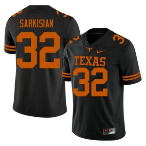 Brady Sarkisian Black Men's 2026 Texas Longhorns College Football #32 Jersey 282498-324