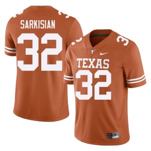 Brady Sarkisian Official Mens UT College Football Orange #32 Jerseys 740815-720