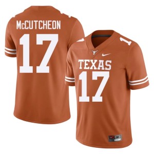 Daylan McCutcheon Orange #17 College Football Horns Limited Men's Jersey 789768-493