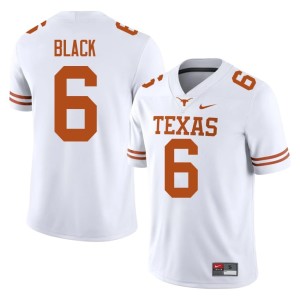 Kobe Black Horns White Limited Men #6 College Football Jersey 936283-557
