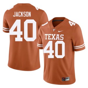 Lance Jackson High School #40 College Football Men's UT Orange Jerseys 704753-454