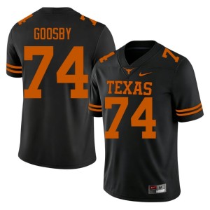 Trevor Goosby Men's #74 UT College Football Black High School Jersey 452153-549