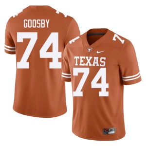 Trevor Goosby Embroidery #74 College Football Orange UT Men Jerseys 771299-121
