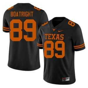 Ty Boatright Men Replica University of Texas Black College Football #89 Jersey 807707-858