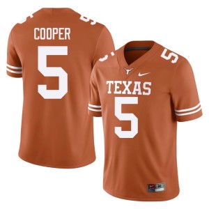 Derrek Cooper Orange College Football 2026 #5 Men Texas Longhorns Jersey 671518-266