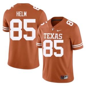 Gunnar Helm Player Mens College Football #85 The Horns Orange Jersey 873538-240