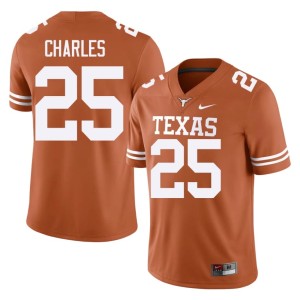 Jamaal Charles Texas Longhorns Orange College Football Men #25 University Jerseys 754139-386