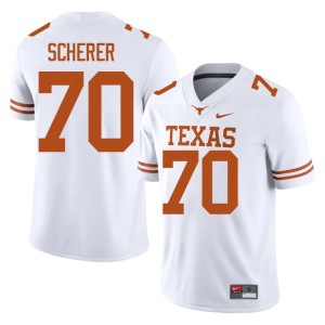 Kaden Scherer #70 White Limited Mens College Football UT Jersey 386358-908