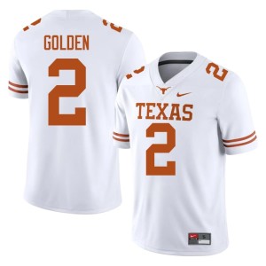 Matthew Golden Men's Texas White #2 College Football High School Jerseys 419874-245