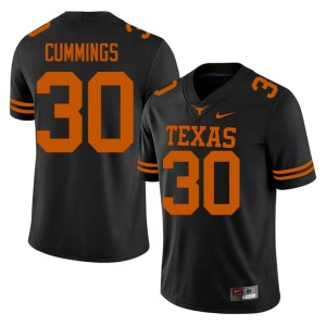 Rocky Cummings Mens UT #30 Replica Black College Football Jerseys 823089-796