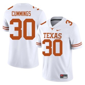 Rocky Cummings Men Player College Football White Texas Athletics #30 Jerseys 446420-504