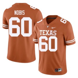 Tommy Nobis The Horns Orange #60 College Football High School Men Jersey 817979-152