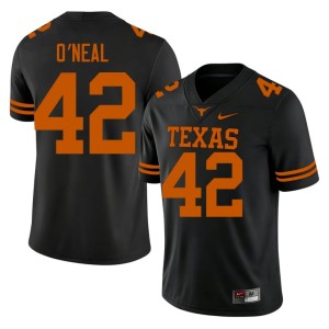 Trott O'Neal College Football Men High School Black #42 UT Longhorns Jersey 958993-645