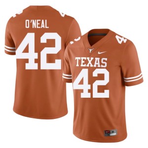 Trott O'Neal Men College Football University #42 Orange University of Texas Longhorns Jerseys 464128-697