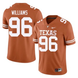 Zion Williams University of Texas Men's Orange College Football Game #96 Jersey 581049-192