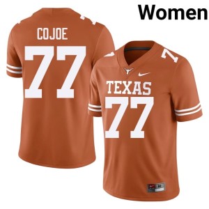 Andre Cojoe UT Longhorns Orange College Football #77 Alumni Women's Jersey 326624-988