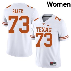 Brandon Baker White College Football UT Womens Replica #73 Jerseys 400750-131