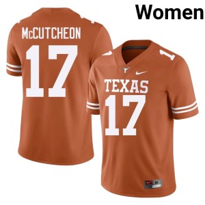 Daylan McCutcheon 2026-27 #17 Orange Women College Football UT Jersey 168459-656