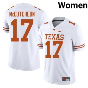 Daylan McCutcheon White UT High School College Football #17 Womens Jerseys 402208-555
