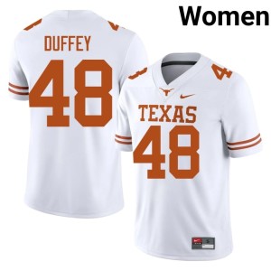 Jackson Duffey Womens #48 College Football White UT 2026-27 Jersey 633424-599