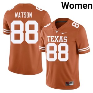 Maraad Watson Orange Womens UT College Football #88 Embroidery Jerseys 247577-752