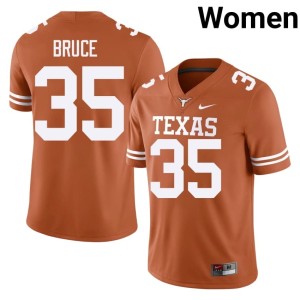 McCoy Bruce #35 College Football Womens Orange Texas 2026 Jerseys 783346-638