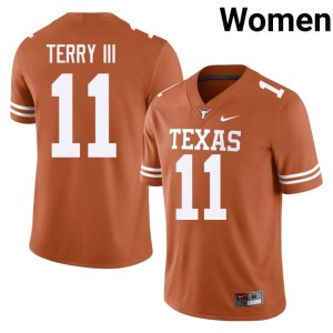 Michael Terry III Orange University UT #11 Women's College Football Jersey 641983-535