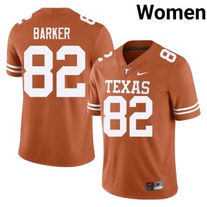 Ridge Barker High School #82 Orange University of Texas Womens College Football Jerseys 889352-902