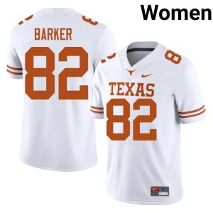 Ridge Barker #82 White Lone Star State Reps College Football Women Alumni Jerseys 921826-554