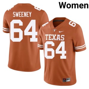 Robert Sweeney Replica College Football #64 UT Women Orange Jerseys 444844-593