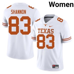Spencer Shannon #83 2026-27 UT Women's White College Football Jersey 742595-549