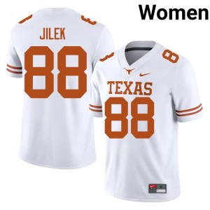 Charlie Jilek #88 College Football University Womens White UT Jersey 452137-472