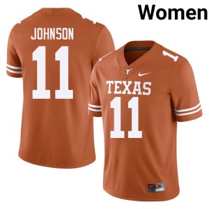 Derrick Johnson #11 Orange College Football UT Women Alumni Jersey 567697-559