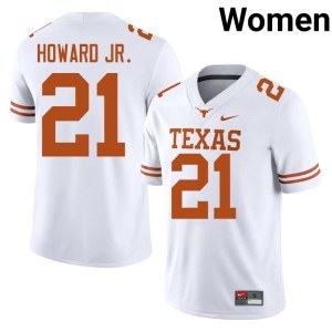 Hayward Howard Jr. Womens White College Football UT #21 Replica Jerseys 721066-364
