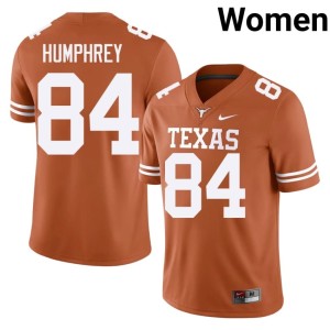 Lil'Jordan Humphrey High School Orange Longhorns College Football Women's #84 Jersey 409563-396