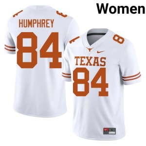 Lil'Jordan Humphrey University of Texas College Football Womens White #84 Embroidery Jerseys 466358-108