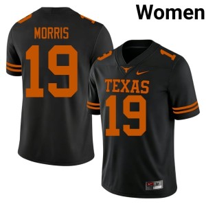 MJ Morris Black UT #19 NCAA College Football Women Jerseys 889840-524