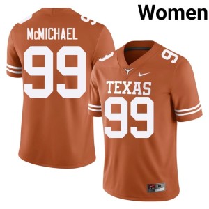 Steve McMichael UT Women's Orange #99 College Football University Jersey 588245-613