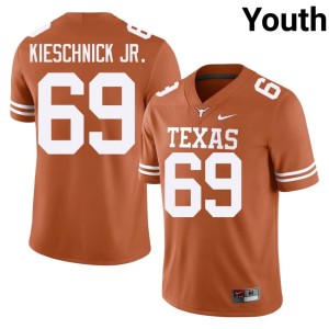 Brooks Kieschnick Jr. Orange College Football 2026 Longhorns #69 Youth Jerseys 600546-235