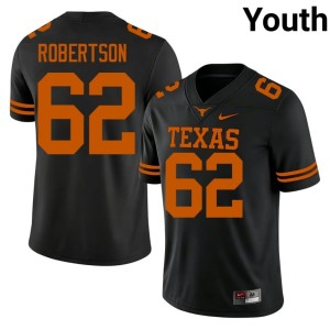 Connor Robertson #62 University College Football Black Youth Lone Star State Reps Jerseys 428189-301