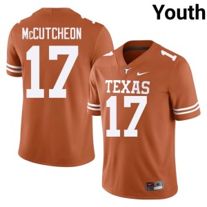 Daylan McCutcheon #17 Youth High School College Football Orange UT Jerseys 616347-157