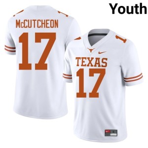 Daylan McCutcheon White Horns Alumni College Football Youth #17 Jerseys 468008-614