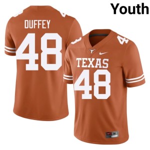 Jackson Duffey College Football High School #48 The Horns Orange Youth Jersey 201194-745