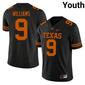 Jonah Williams #9 UT Youth College Football Game Black Jersey 859567-995
