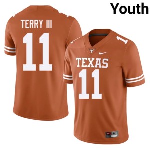 Michael Terry III Orange Youth College Football Lone Star State Reps Alumni #11 Jerseys 153144-900