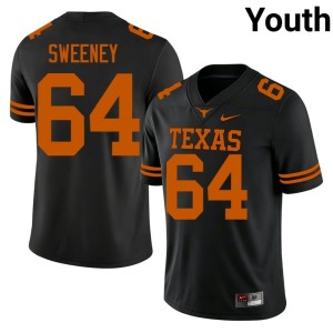 Robert Sweeney #64 Youth University of Texas College Football Black 2026-27 Jersey 307028-297