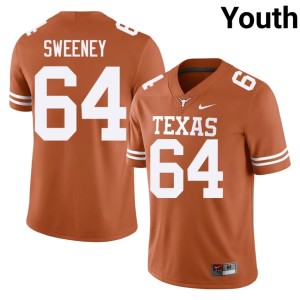 Robert Sweeney College Football Orange Youth #64 Longhorns High School Jersey 136508-151