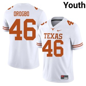 Smith Orogbo #46 Youth University College Football White UT Jerseys 414978-571